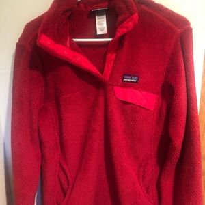 Patagonia T snap Bright Red Medium Women